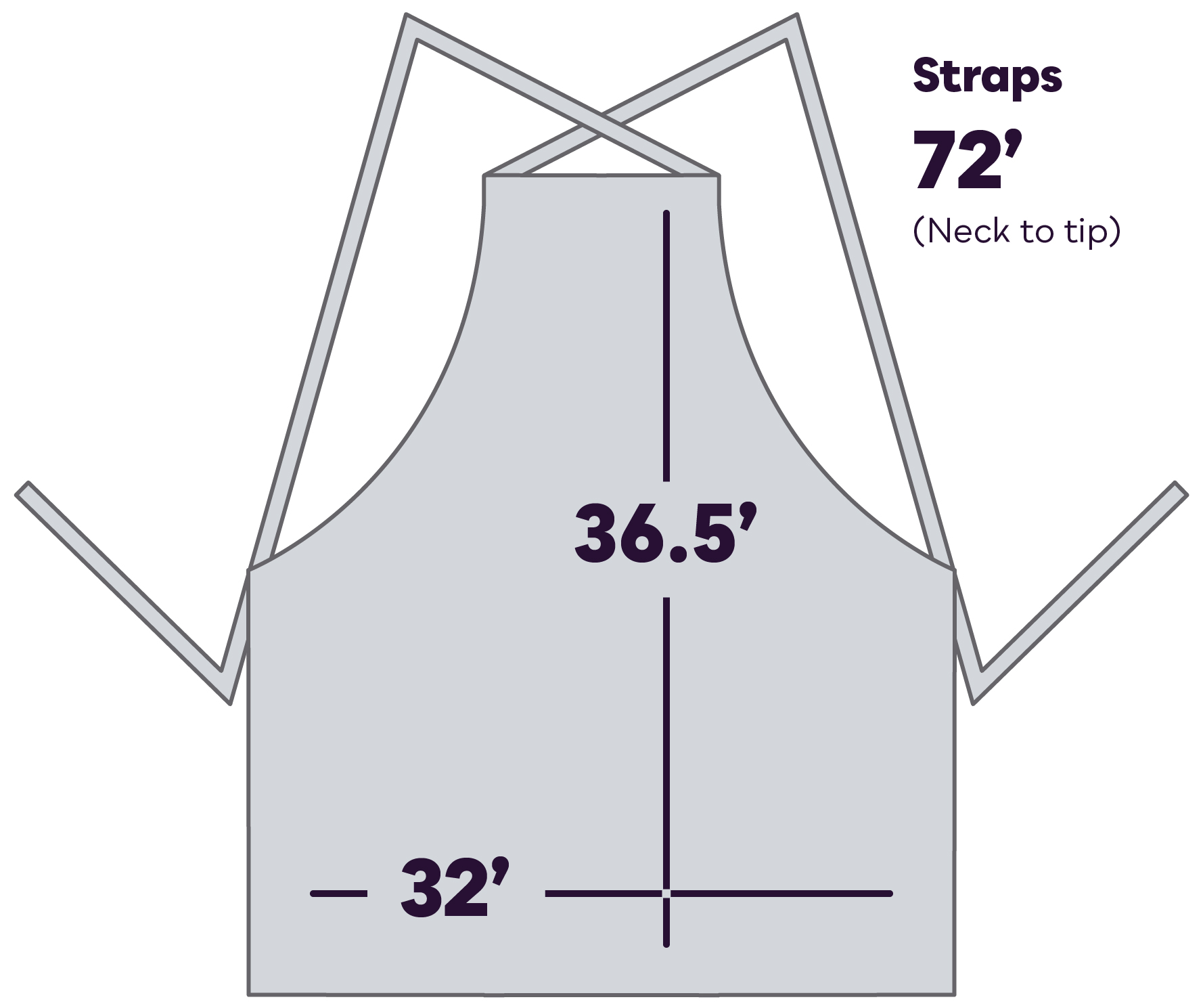 Morada apron sizing guide
